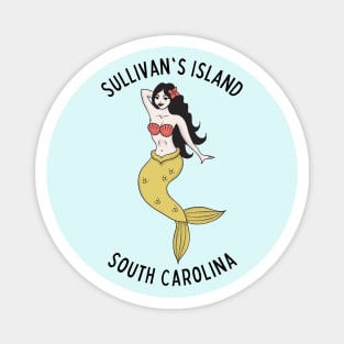 Sullivans Island South Carolina Mermaid Magnet